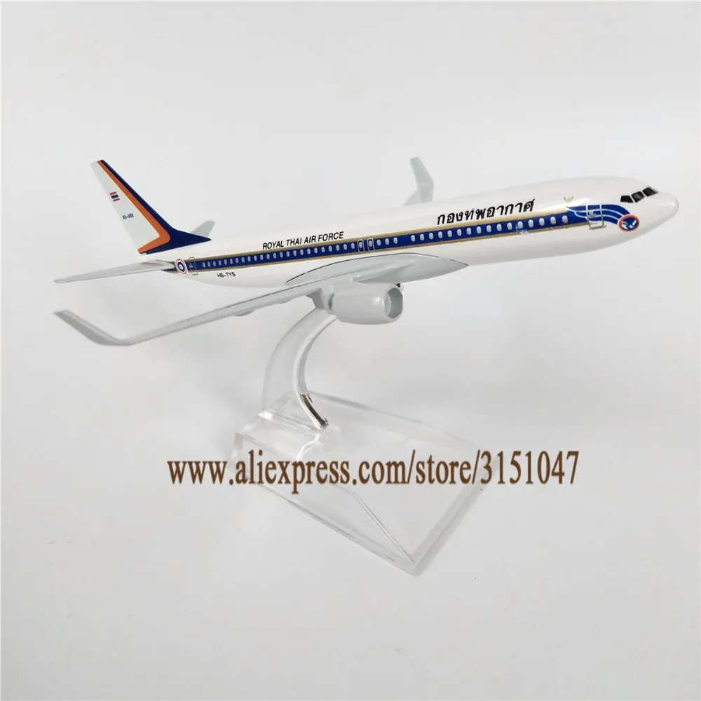 Новая модель самолета Thailand Royal Thai Air Force Airlines Boeing 737 B737 Airways из сплава металла литья
