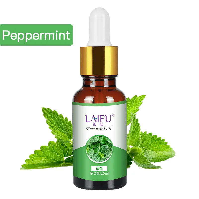 Peppermint 20 мл laifu водорастворимое чистое растительное эфирное масло для ароматерапии органическое эфирное масло снимает стресс для тела Ароматический диффузор - Цвет: Peppermint