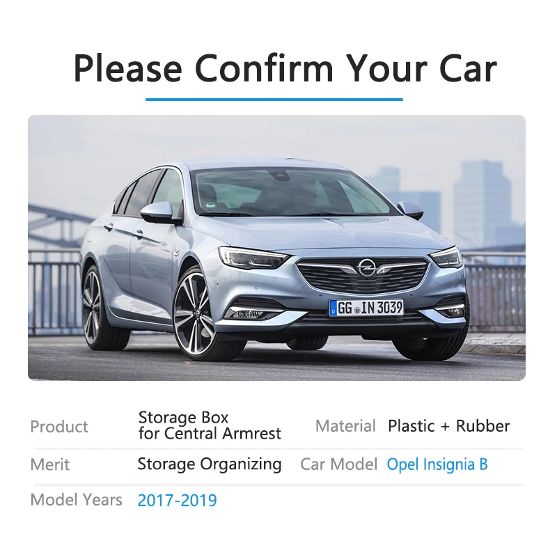 Подлокотник для Opel Insignia B MK2 Buick Regal Vauxhall Holden командор OPC GSI 2017 2018 2019 органайзер