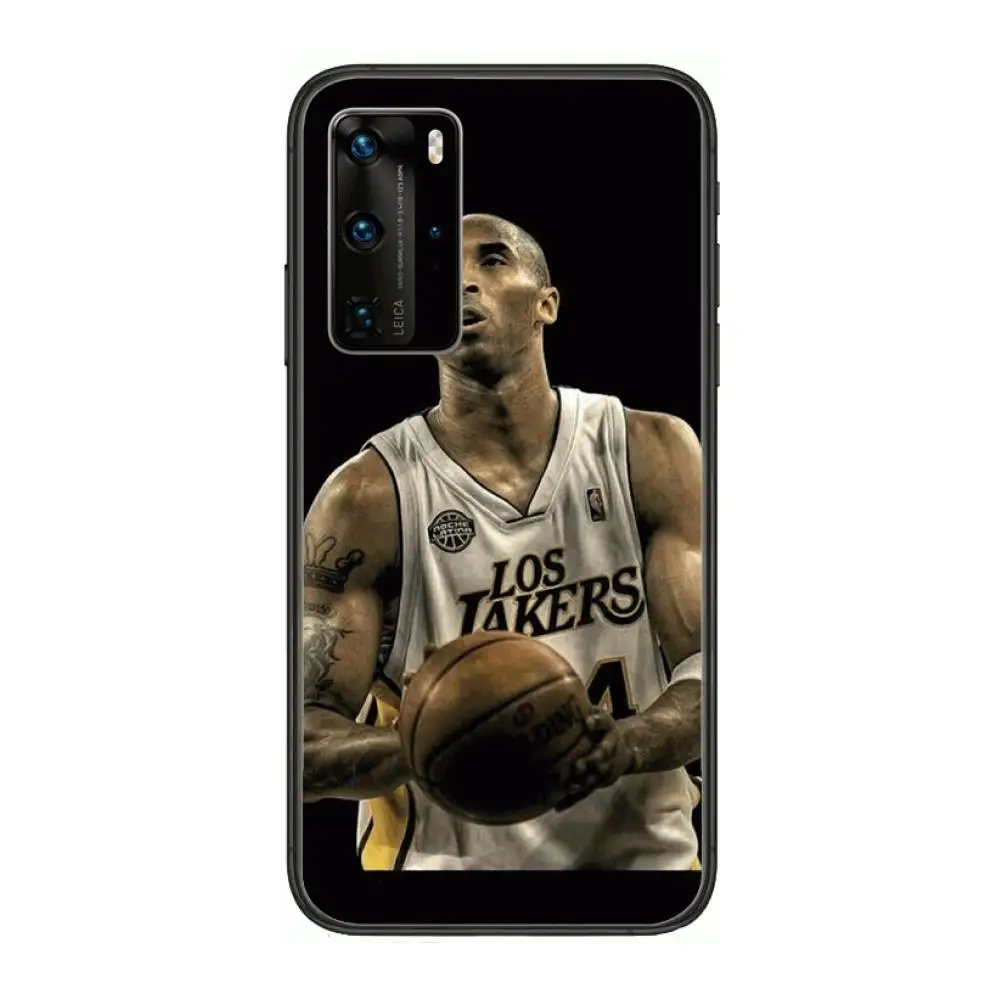 

Kobe Basketball clear Phone Case For Huawei Honor 10 9 8 7 N Pro Lite A C RU Black Etui Coque Hoesjes comic fashion