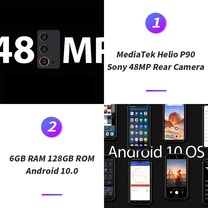 Blackview BV9900E IP68 водонепроницаемый смартфон 6 ГБ 128 Helio P90 прочный телефон 4380 мАч 48мп