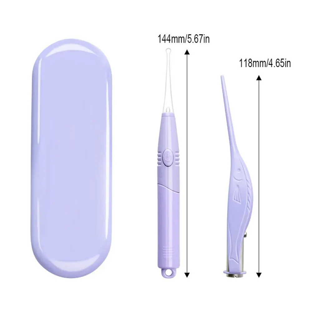 

Durable Children ear spoon set baby portable light tweezers visible ear spoon light ear spoon set for Kids