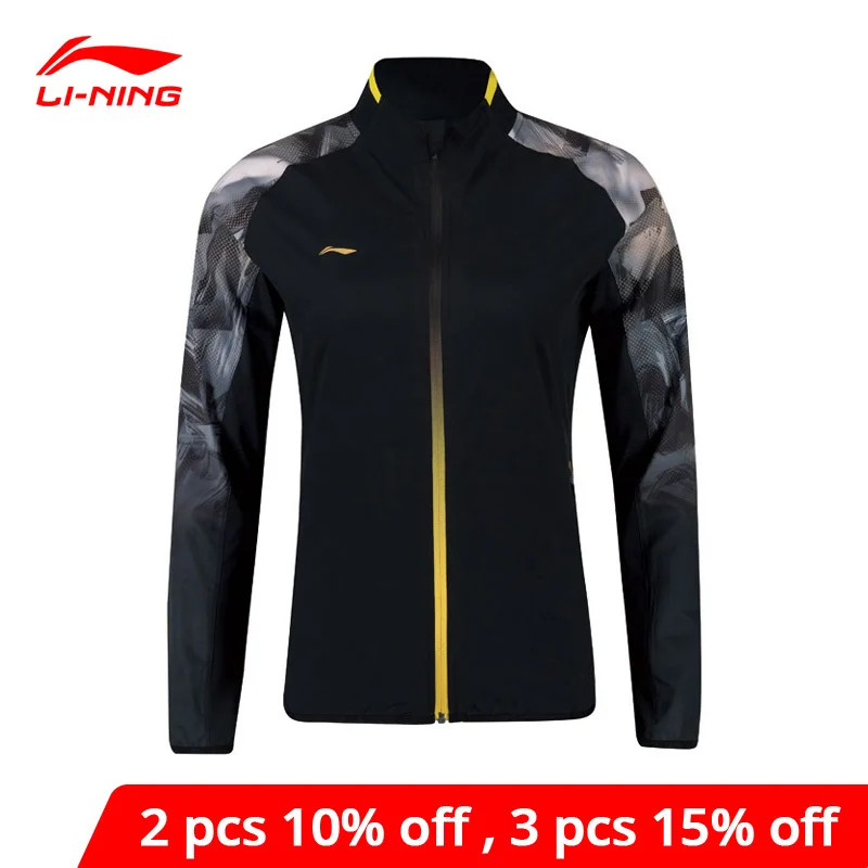 Li-Ning женские куртки для бадминтона национальная команда 92% полиэстер 8% спандекс