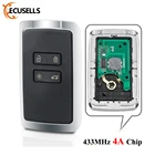 Смарт-ключ дистанционного управления без ключа Go 434 МГц Hitag AES 4A чип для Renault Megane 4 Talisman Espace 5 Kadjar Koleo 2015 FCC ID: звеньевой