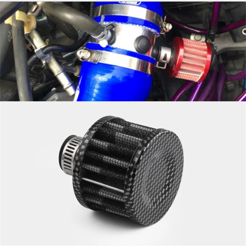 Автомобильный маленький воздушный фильтр 12 мм мотоциклетный турбофильтр с
