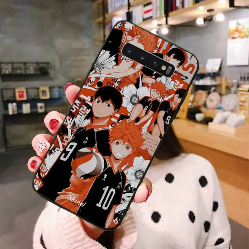 

haikyuu Hinata Shoyo anime Phone Case For Samsung A50 A51 A71 A20E A20S S10 S20 S21 S30 Plus ultra 5G M11 funda shell