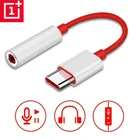 Оригинальный переходник для наушников OnePlus 6T 8T 7 Pro usb Тип C на 3,5 мм Aux аудио для OnePlus 88 Pro Nord usb-c