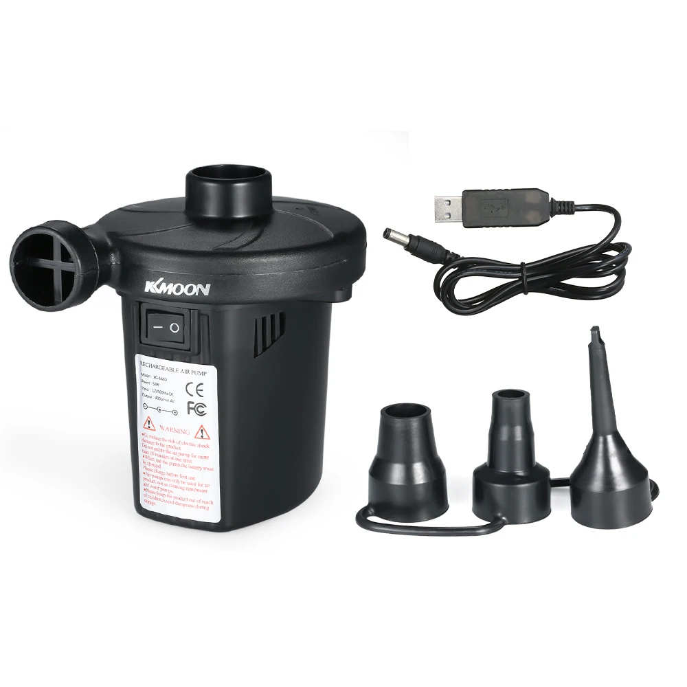 USB Перезаряжаемый авто электрический для кемпинга надувной воздушный насос