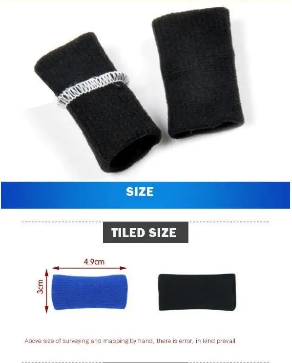 

10Pcs Finger Sleeves Support Wrap Arthritis Guard Portable Straight Wrap