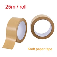 kraft tape high viscosity strength photo frame adhesive tape self adhesive hand tearing box paper hand tear waterproof25m roll
