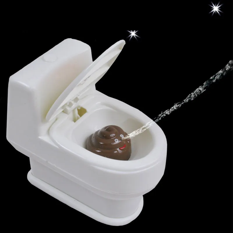 

Funny toy bathroom accessory Joke gadgets Spray close stoll Spray toilet