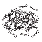 Набор из 50 110 112 116 RC багги боди клипсы подходит для HPI Truggy