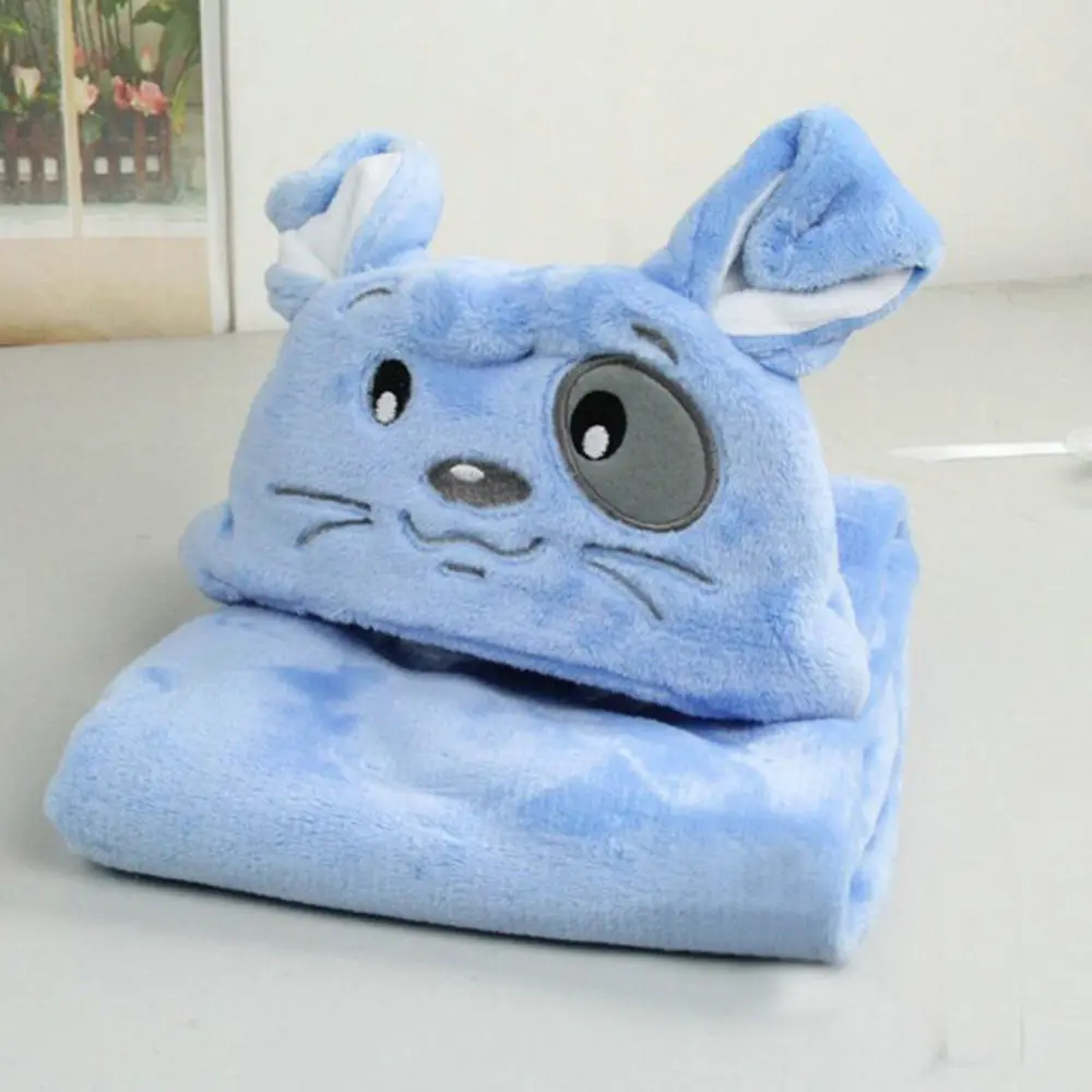 

100cm Cute Bear Shaped Baby Hooded Bathrobe Soft Infant Newborn Towel Giraffe Towel Blanket Baby Bath Towel Cartoon Patter Towel