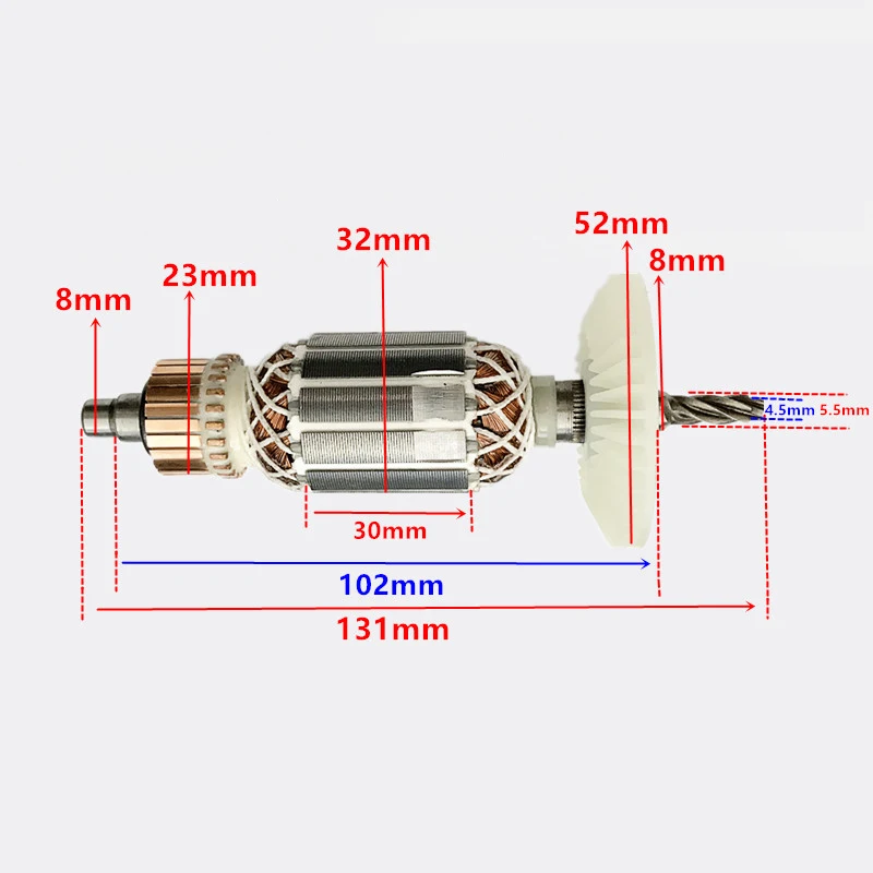 

Ротор для дрели Hitachi D10VC2, 5 зубьев