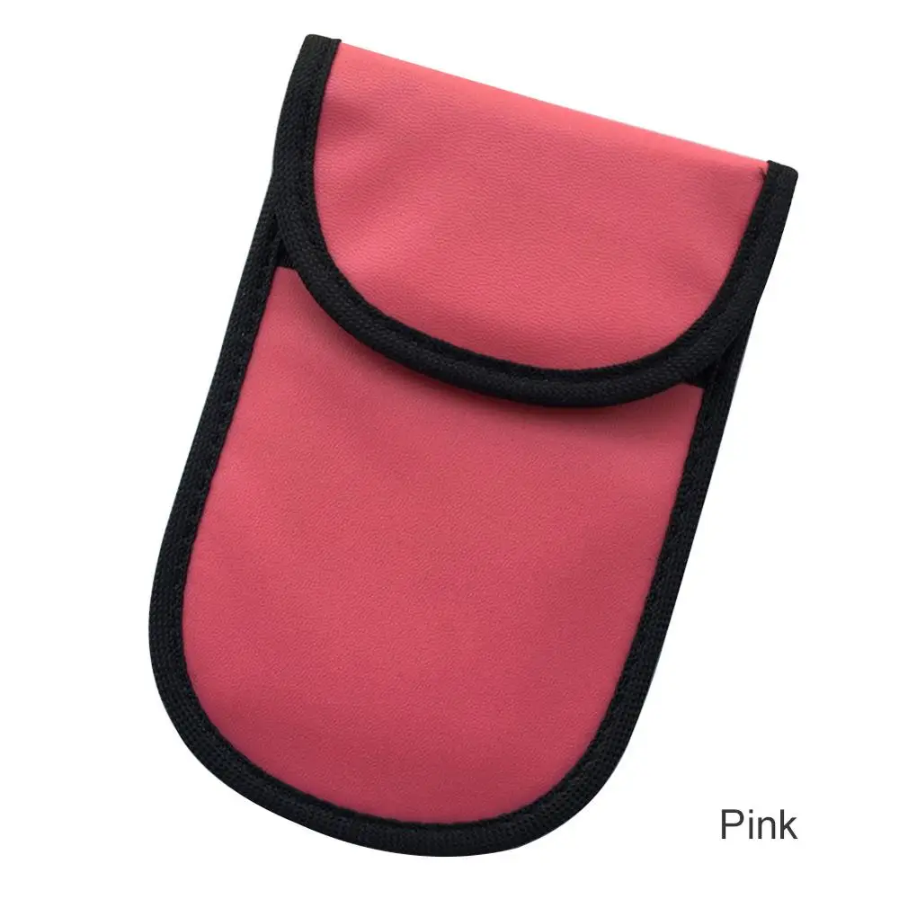 

Car Key Signal Blocker Case Faraday Bag Signal Blocking Shield Case Protector Pouch For Car Keys Blocking Wifi / GSM / LTE / NFC
