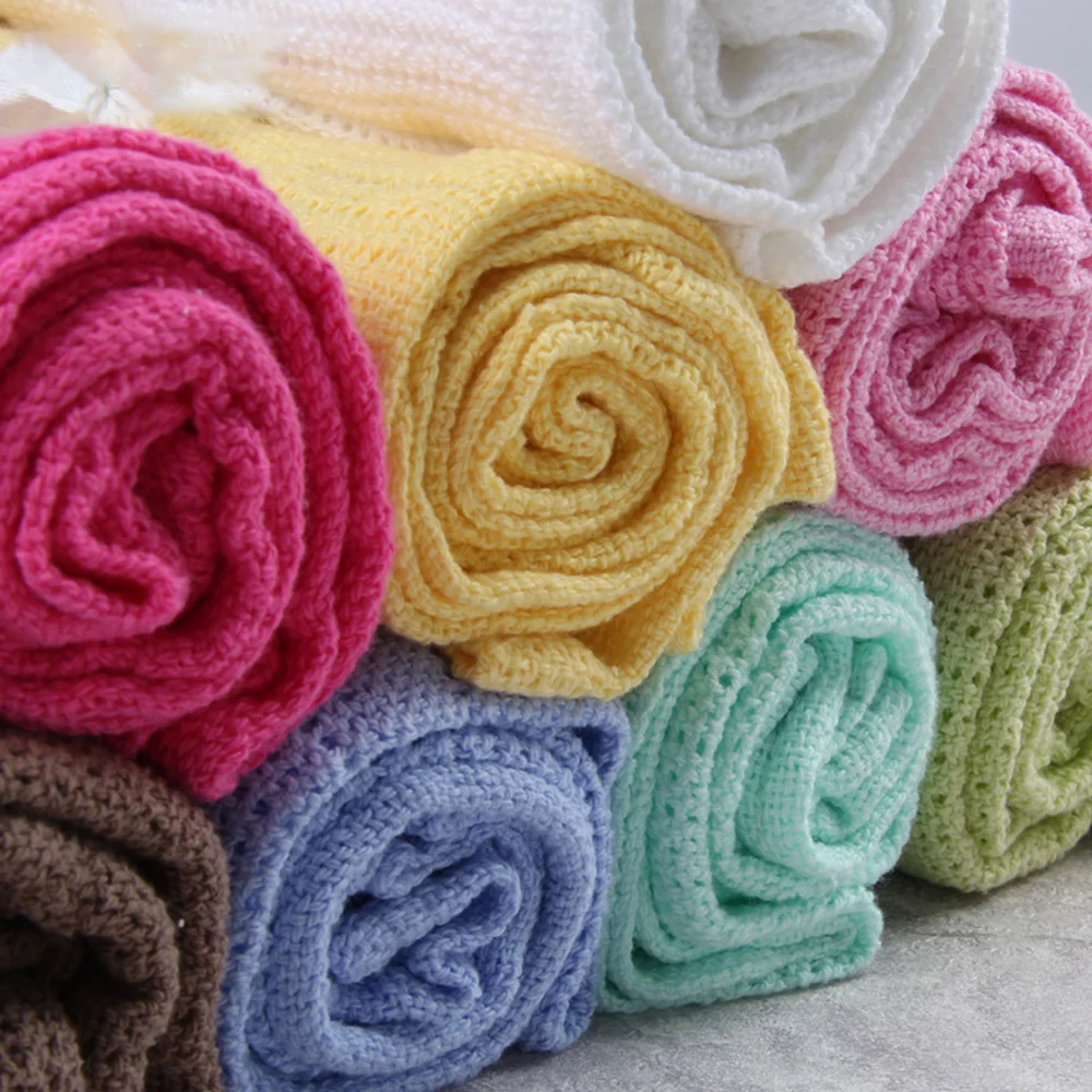 Baby Blankets Swaddle Wrap Infant Newborn Air Conditioning Blanket Carriage Cotton Bedding for Kids Sleeping J71 | Мать и ребенок
