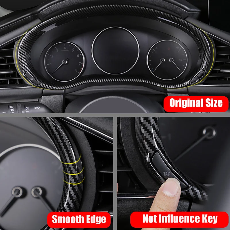 

For Mazda 3 Axela 2020 Interior Car Instrument Dashboard Decoration Frame Sticker Accessories
