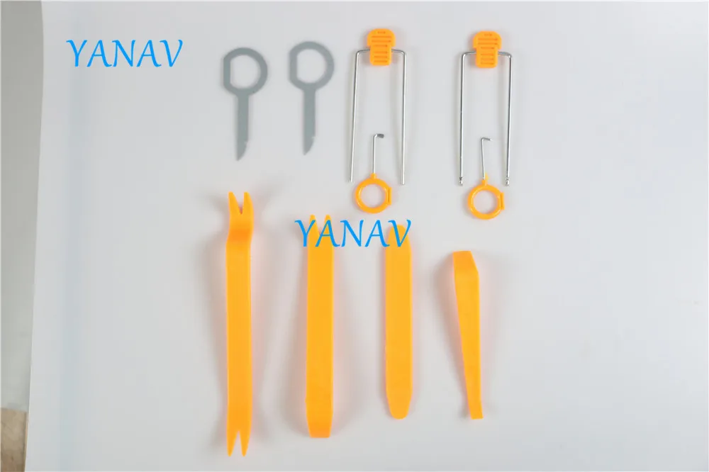 

Car Radio GPS navigation 12 Pcs/Set Clip Panel Trim Dash Audio Open Installer Pry Tool Repairing car tools