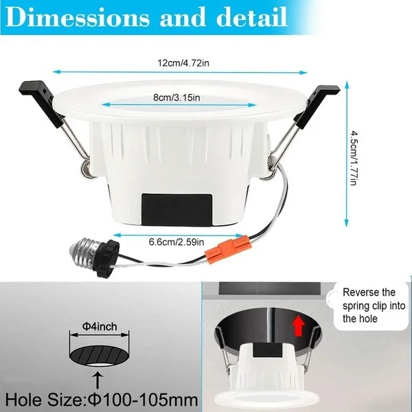 Светодиодный круглый потолочный светильник RGB с дистанционным управлением 5 Вт/9