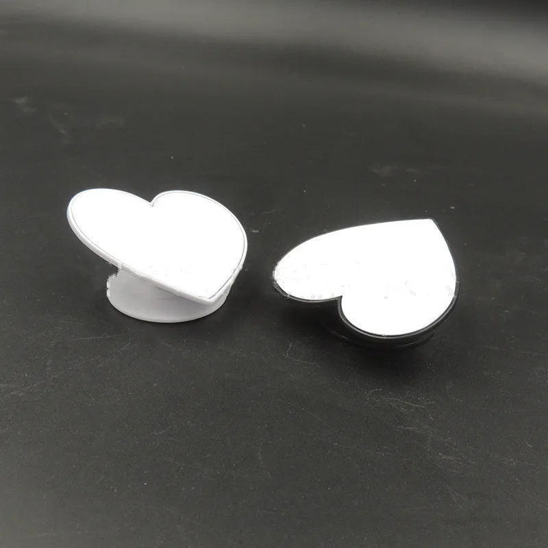 Новинка 100 шт./лот держатель для телефона с сублимационным сердцем металлической