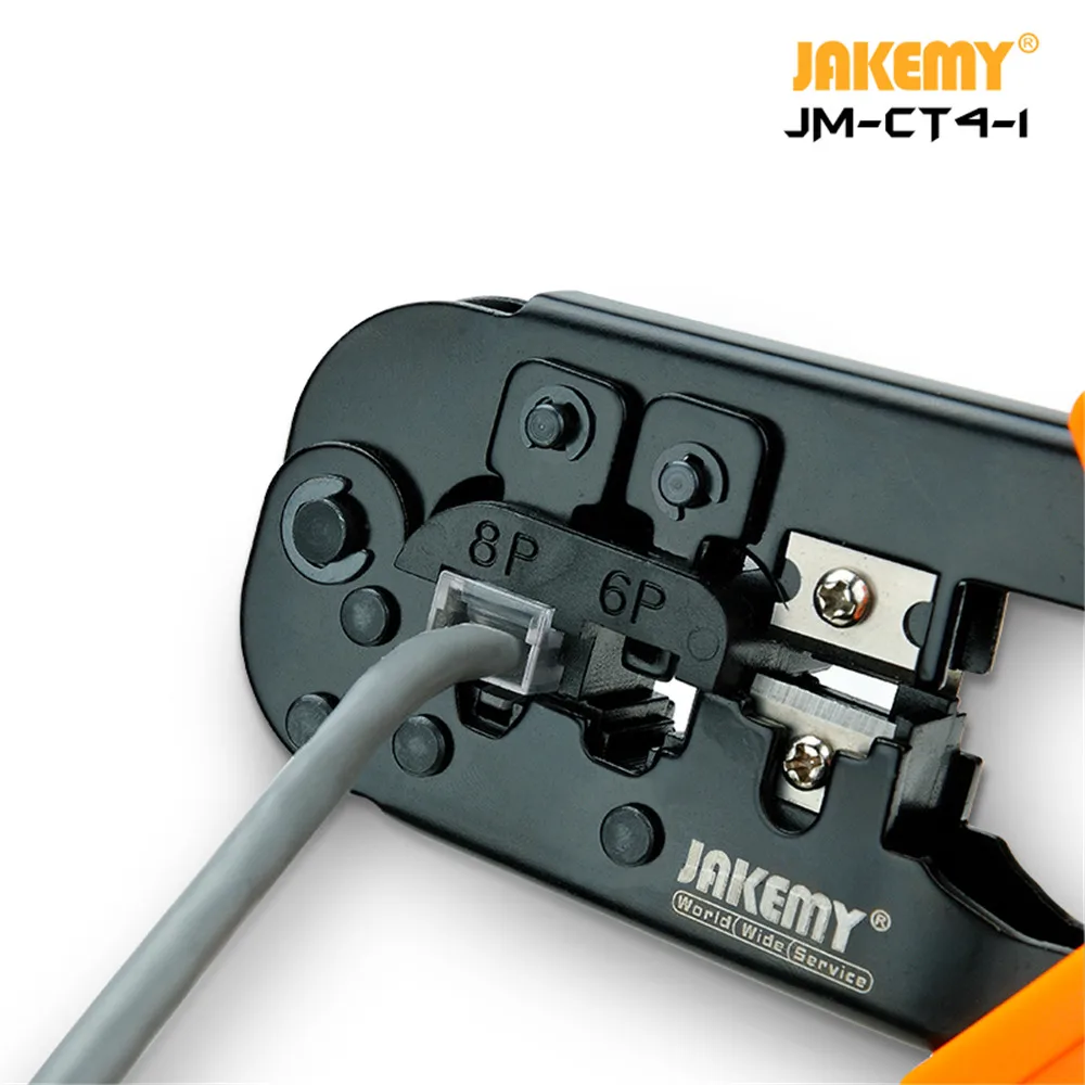 Обжимной инструмент портативный обжимной для сетевого кабеля Ethernet RJ45 RJ12 RJ11 Cat5 Cat6
