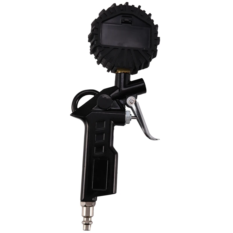 Цифровой шиномонтажный манометр 250 фунтов/кв. дюйм Сверхмощный воздушный патрон