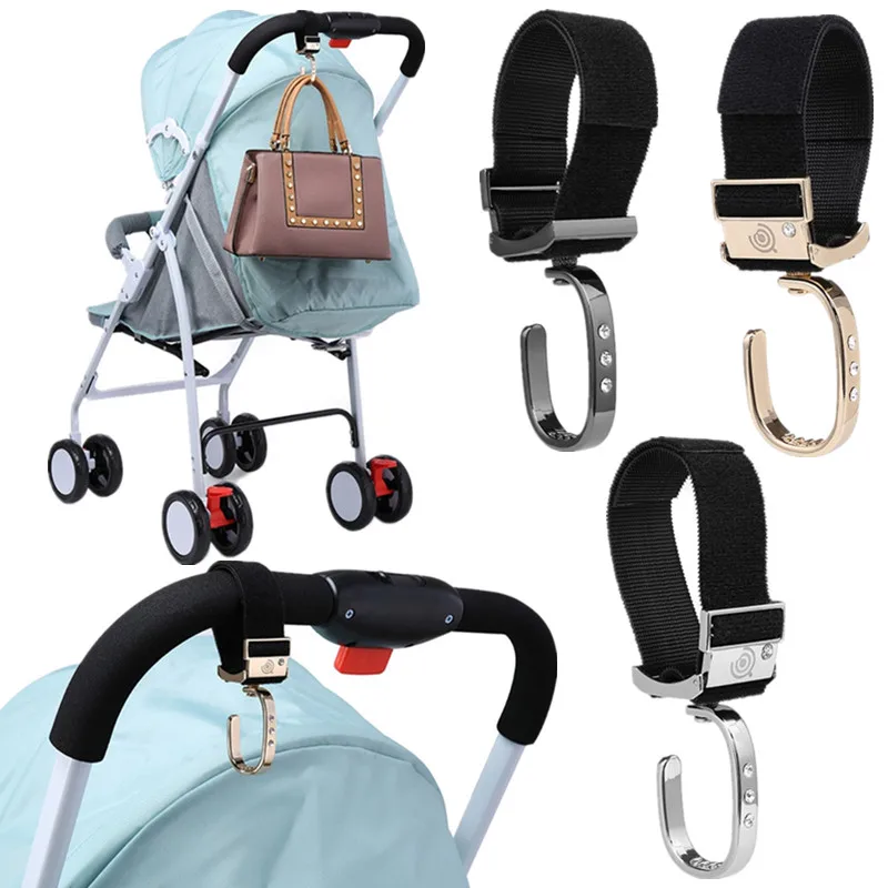 

1pc High Quality Baby Stroller Hook 360 Degree Rotation Pushchair Hanger Pram Cart Shopping Bag Bicycle Clip Holder Organizer