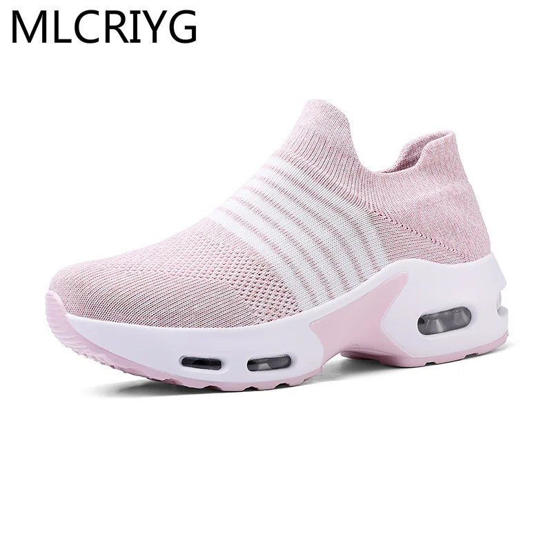

2021 Women's Shockproof Non-slip Color Matching Sneakers Fashion Women's Shoes Autumn Comfortable Breathable Mesh Casual Shoes