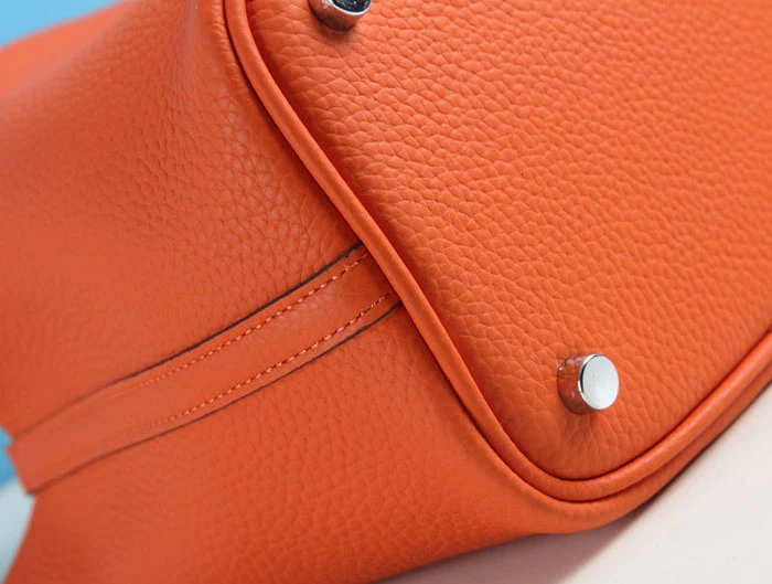 Unua amo Brand Women Handbags Fashion High Capacity Basket Bag Ladies Luxury Genuine Leather Bucket Totes Hand Bags