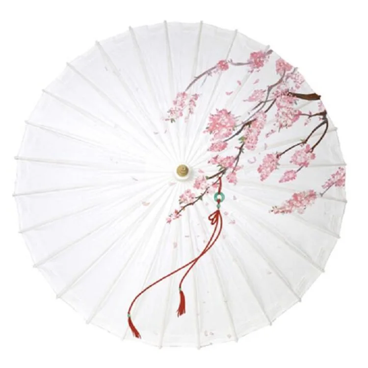 

JPY Fashion Bamboo Oil Paper Umbrella Vintage Parasol Photography Prop Craft Wedding Paper Umbrellas