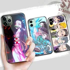 Стеклянный чехол для смартфона с аниме для iPhone 11 Kimetsu No Yaiba Demon Slayer для iPhone 6 6S 8 7 Plus X XR XS 11 12 13 Pro Max Mini