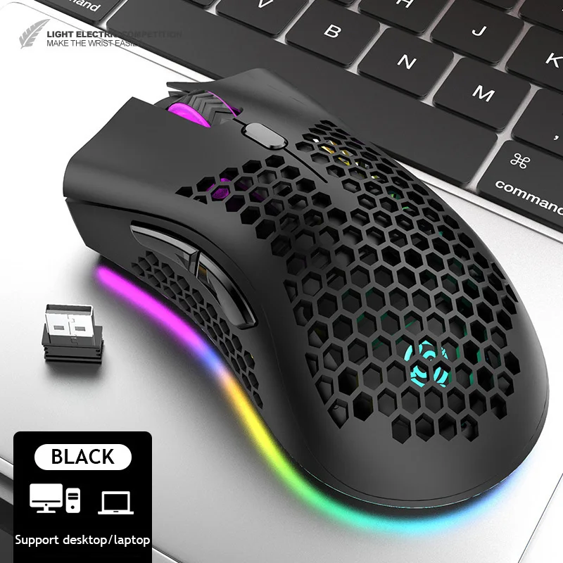 2 4 Ghz беспроводная мышь геймер для Esport FPS MOBA игры 800 1200 1600 DPI игровая прогадывающая