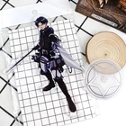 Аниме атака на фигурка Титан акриловая модель на подставке, игрушка, экшн-фигурка Леви эккерман, украшение для любителей аниме, подарок на день рождения