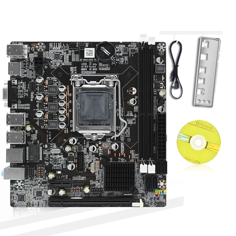 H61 настольная материнская плата LGA 1155 поддержка DDR3 16 Гб оперативной памяти и