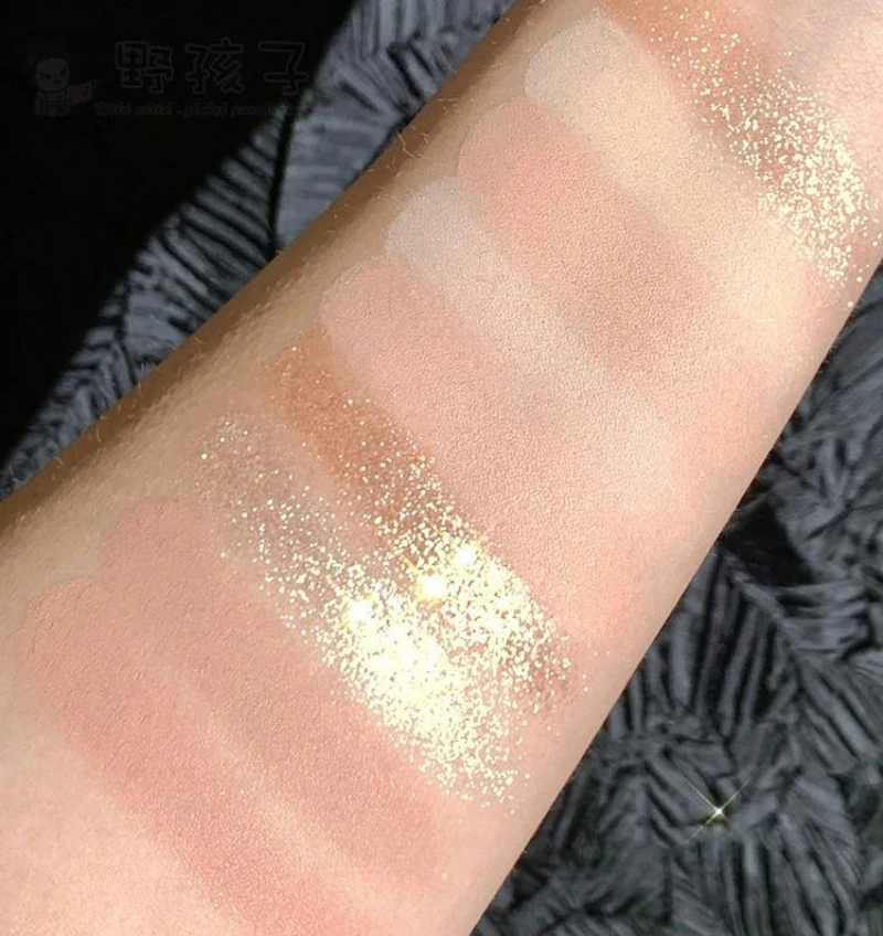 

DIKALU Milk Tea 9 Color Eyeshadow Palette Pearly Matte Eye Pigment Shimmer Makeup Powder Glitter Powder Makeup Palette Cosmetics