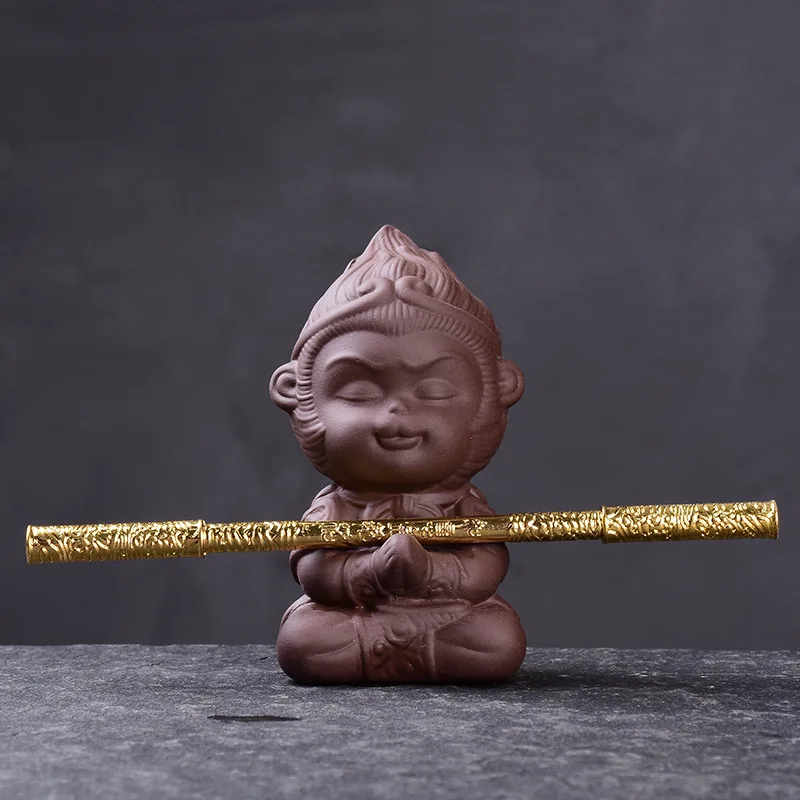 Zisha чай для домашних животных набор аксессуаров Qitian Dasheng Sun Wukong креативная Золотая