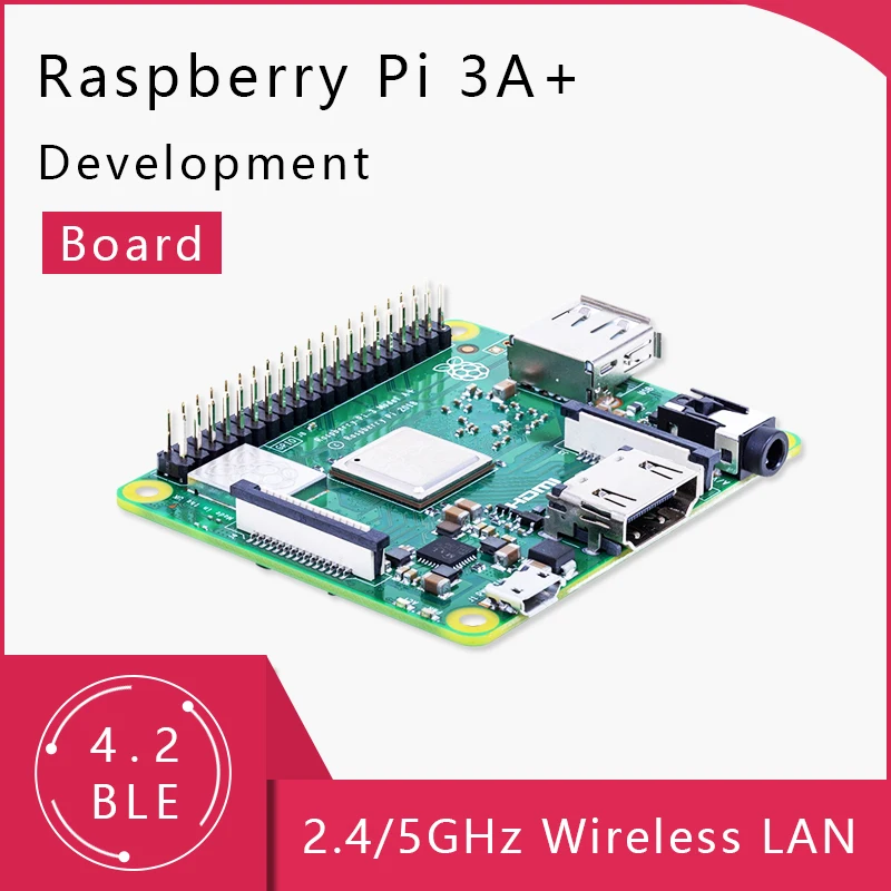 Микрокомпьютер Raspberry Pi 3 Model A Plus 2 4 ГГц Wi Fi 5G Bluetooth ядра 1 ГГц|Демонстрационные