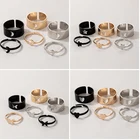 Docona в богемном стиле с изображением луны и звезд, красочные кольца для мужчин и женщин 2021 Новая мода выбитое сердечко бабочка пара колец для влюбленных Свадебные украшения