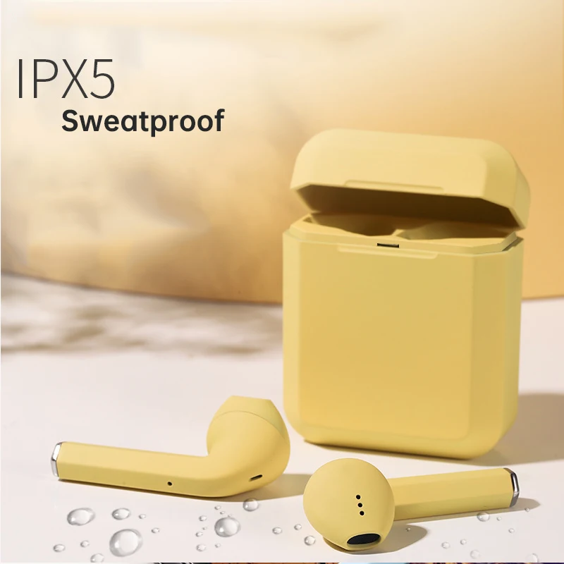 Беспроводные наушники Bluetooth 5 0 TWS матовые вкладыши Macaron гарнитура с микрофоном