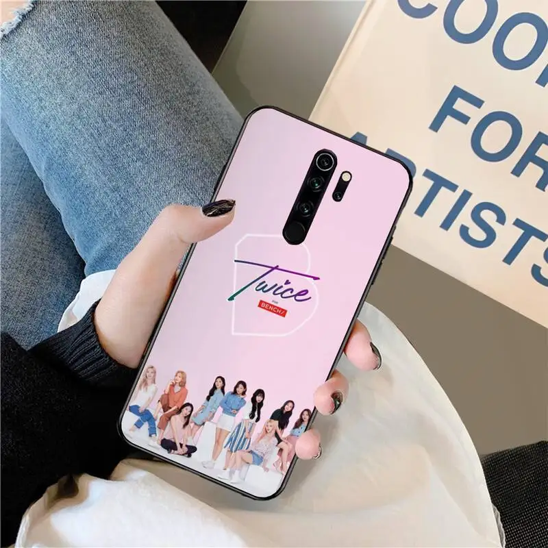 PENGHUWAN дважды Мина Momo Kpop пользовательские фото мягкий чехол для телефона Redmi Note 8 8A 7