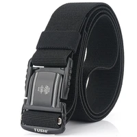 nylon military tactical belt mens outdoor training alloy magnetic buckle elastic mens designer belt casual jeans accessories