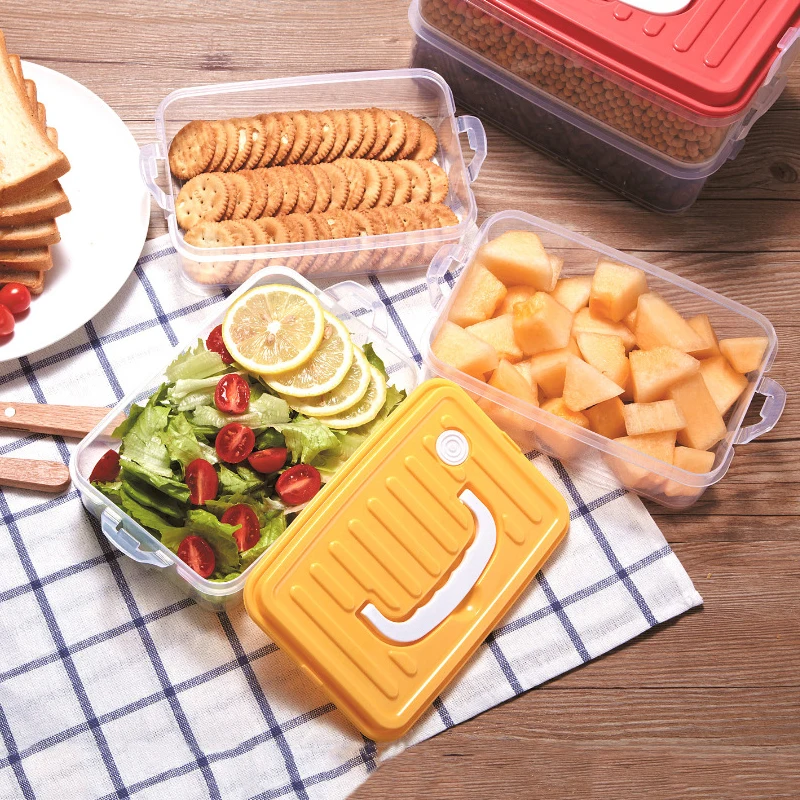 Konco холодильник Microwavable свежий хранения коробка анти-перекрестный вкус портативный яйцо овощи фрукты коробка для хранения еды