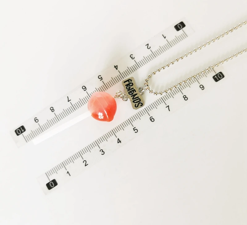 Ожерелье лучшие друзья из прозрачной смолы 2 шт./компл. ожерелье в виде леденца