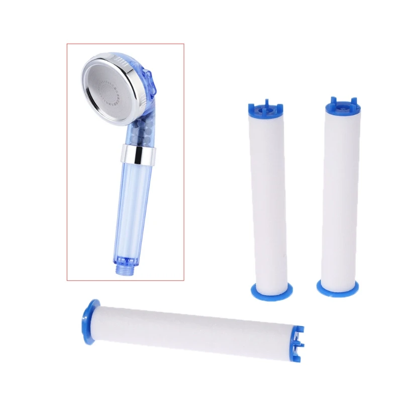 

3 Pcs High Pressure Anion Hand Held Water Shower Filters Bathroom Bathing