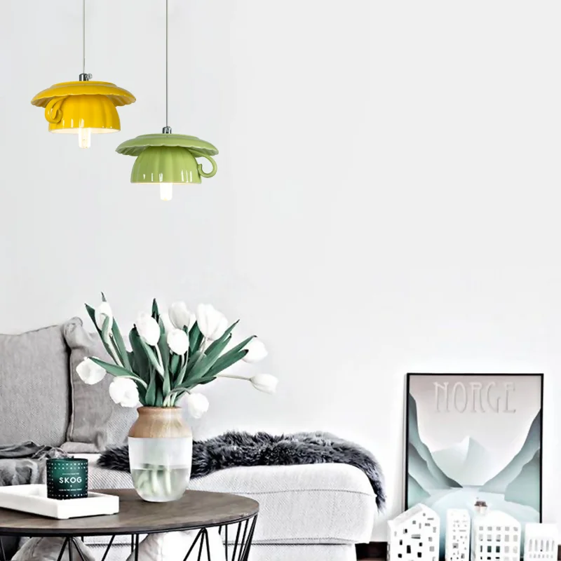 Небольшой простой современный чайный горшок подвесной светильник для чайной