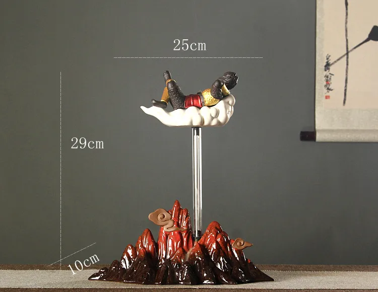 

Ceramic Hanging Incense Burner Waterfall Chinese Old Brass Backflow Holder Incense Burnerwierrookbrander Home Decoration EK50XL