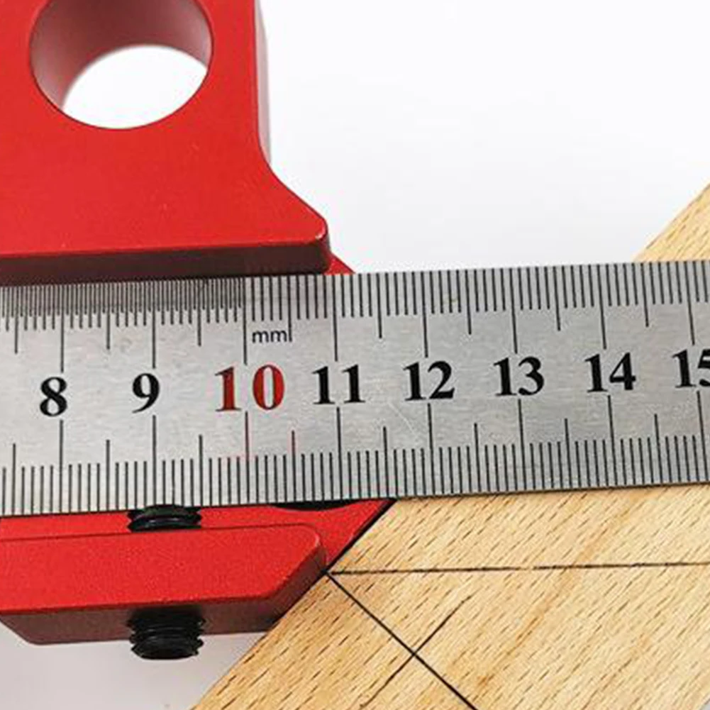 

Angle Scribe 45Degree Woodworking Locator Adjustable Aluminum Alloy Carpenter Scribe Gauge Wear-Resistant Rust-Proof And Durable