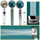 Душевая система насадка для душа с экономией воды вращающаяся на 360 градусов Насадка-распылитель высокого давления из АБС-пластика Смесители Аксессуары для ванной комнаты