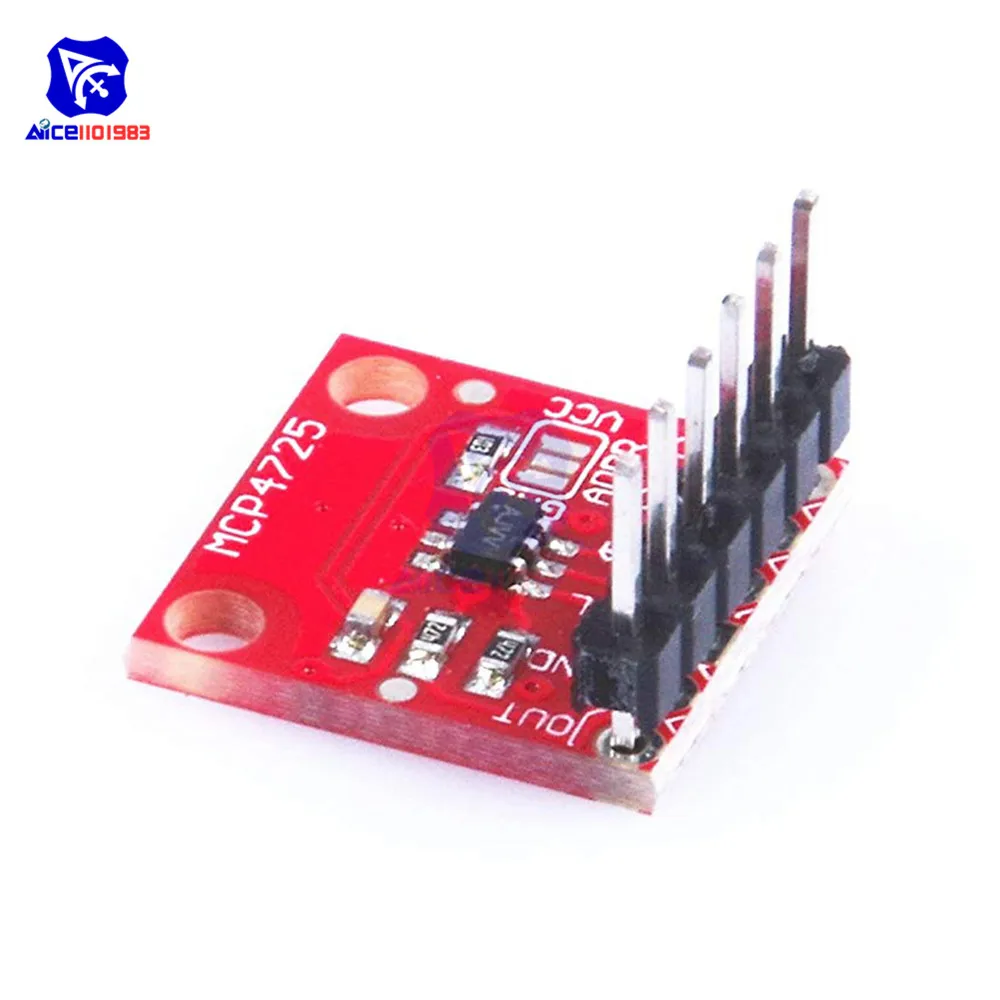 Diymore CJMCU-MCP4725 DAC плата разработки модуля прерывания 12 бит I2C IIC интерфейсный модуль