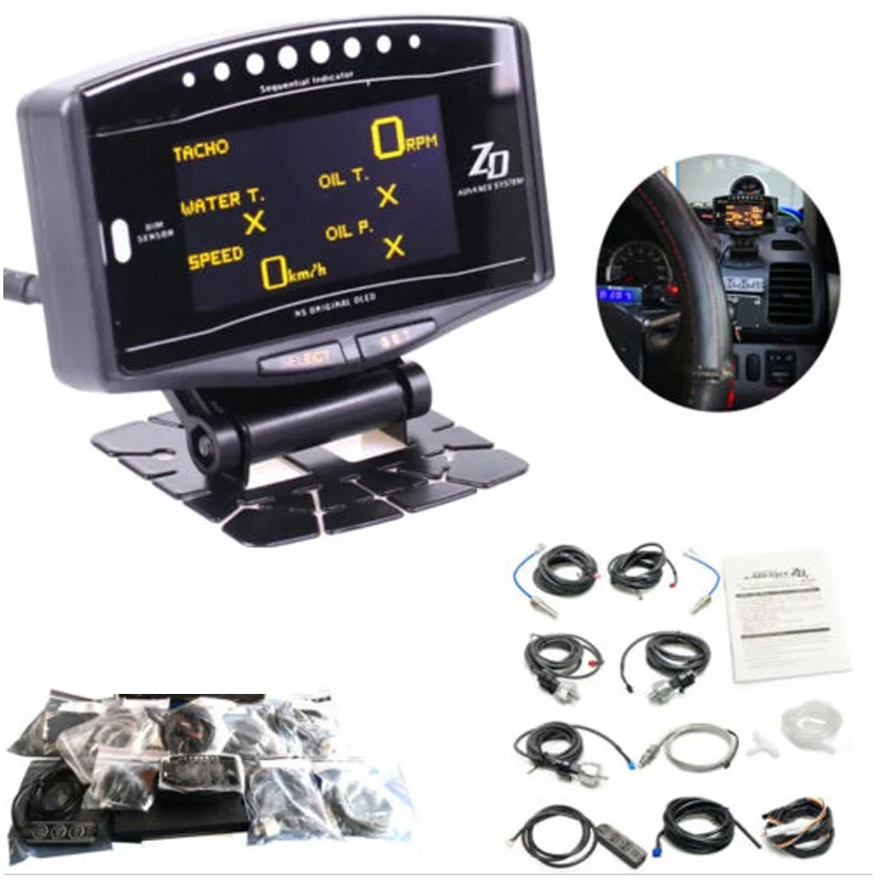 

Универсальный Advance ZD 10 в 1 De style link Автоматический датчик DF09703 Спортивный пакет Цифровой тахометр Полный комплект BF CR C2 метр